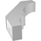 Ekena Millwork 6-in. W x 22-in. D x 34-in. H Balboa Architectural Grade PVC Knee Brace BRCP06X22X34BOA - alternate 3